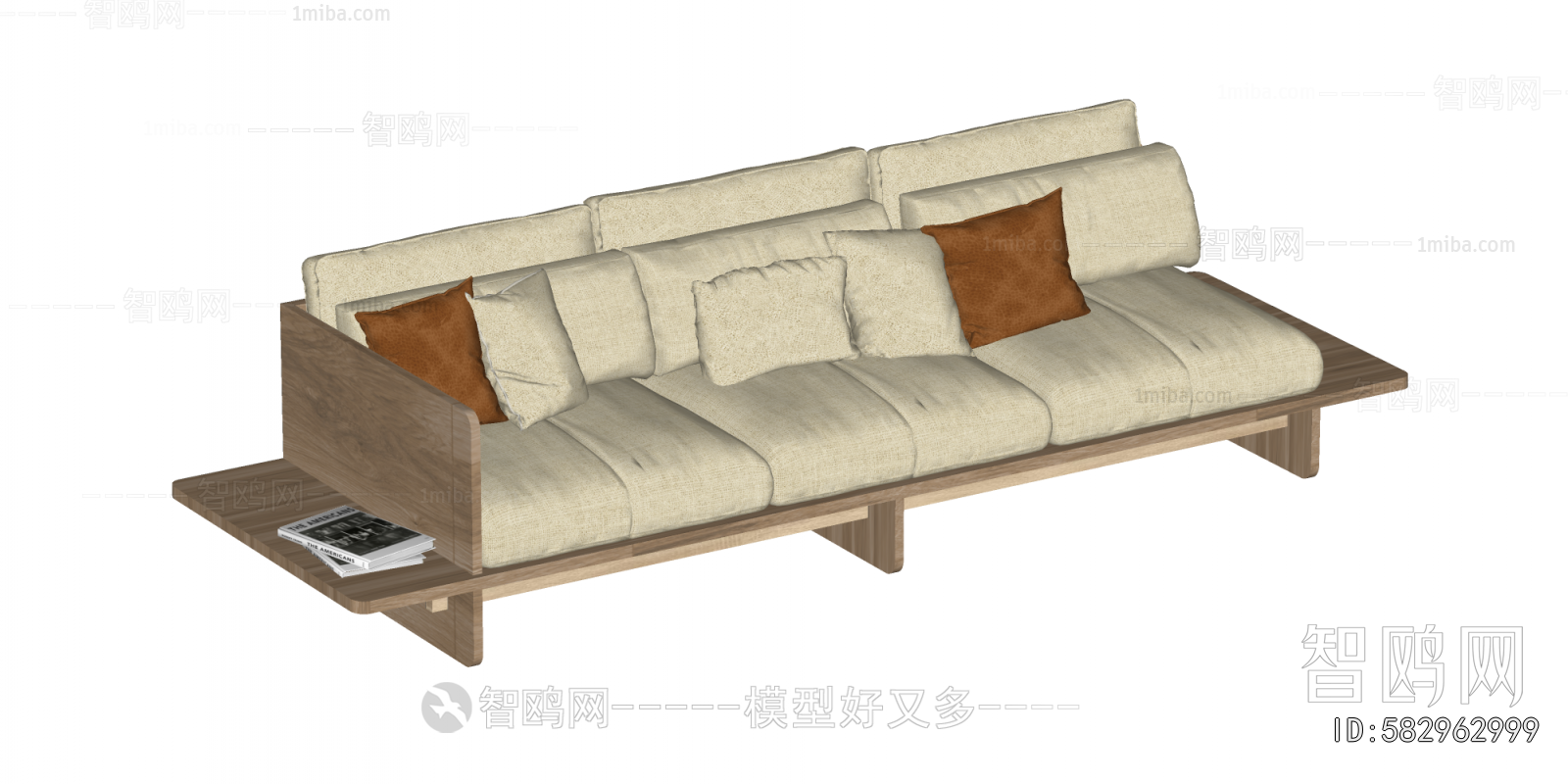 Modern Three-seat Sofa