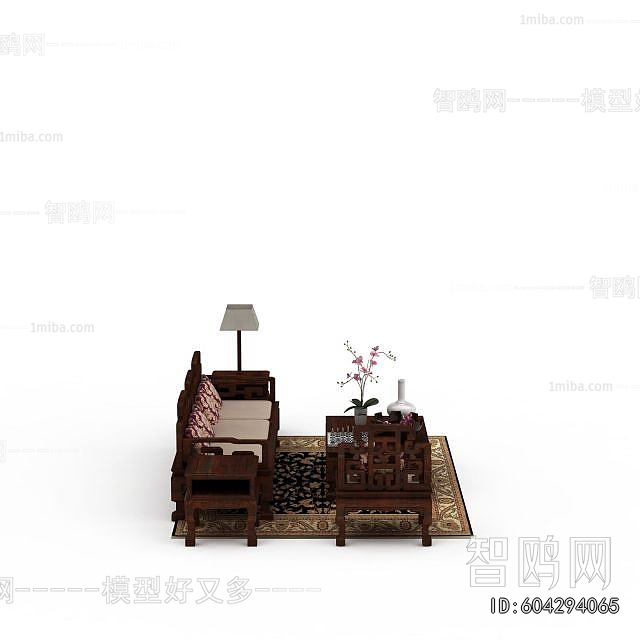 New Chinese Style Sofa Combination