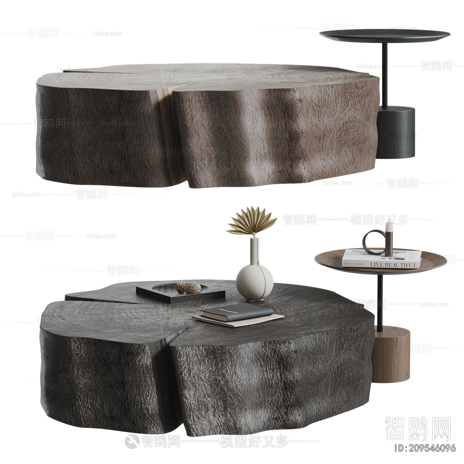 Wabi-sabi Style Coffee Table