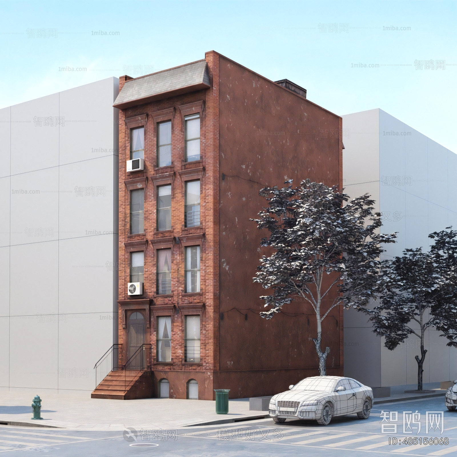 European Style Appearance Of Commercial Building