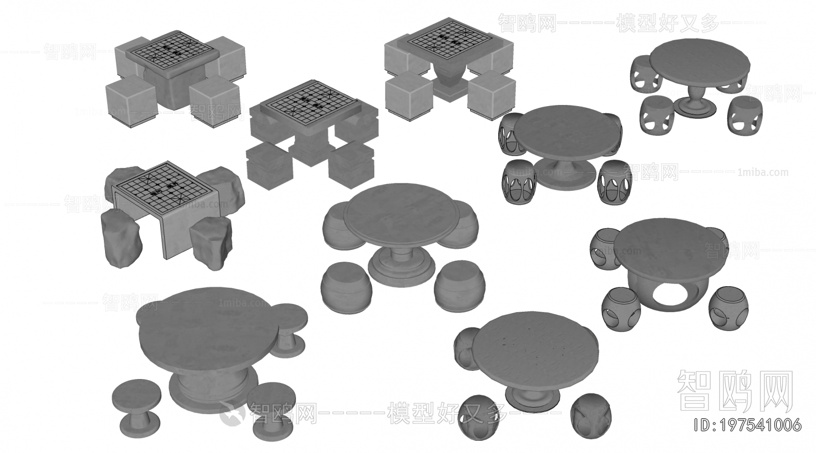 New Chinese Style Outdoor Tables And Chairs