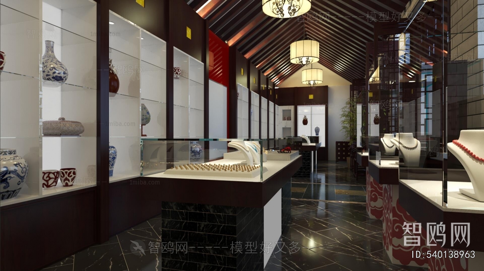 New Chinese Style Exhibition Hall