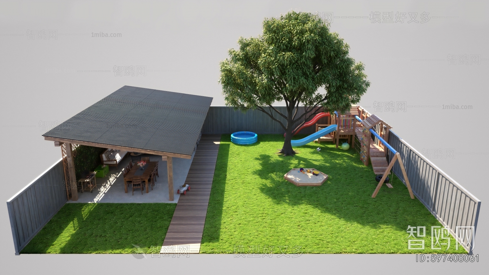 Modern Courtyard/landscape