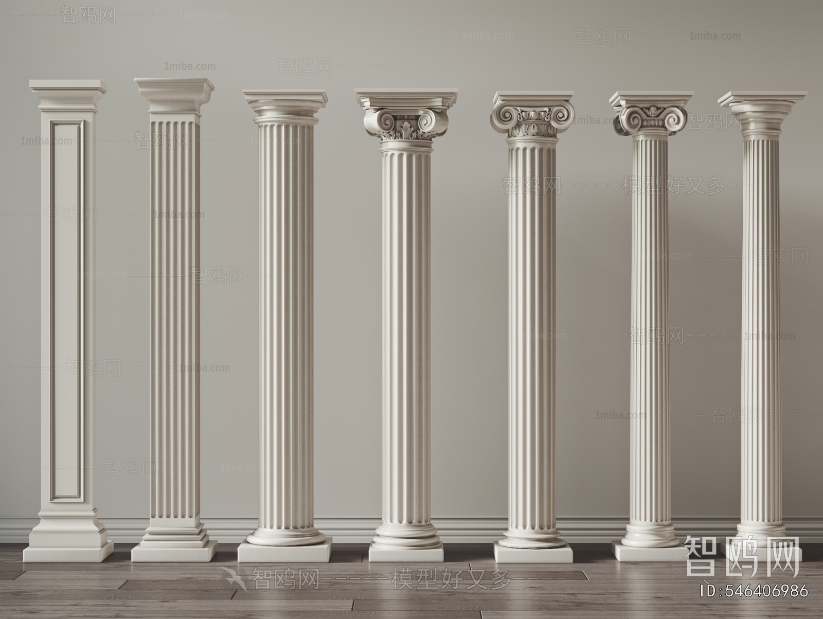 European Style Roman Pillar