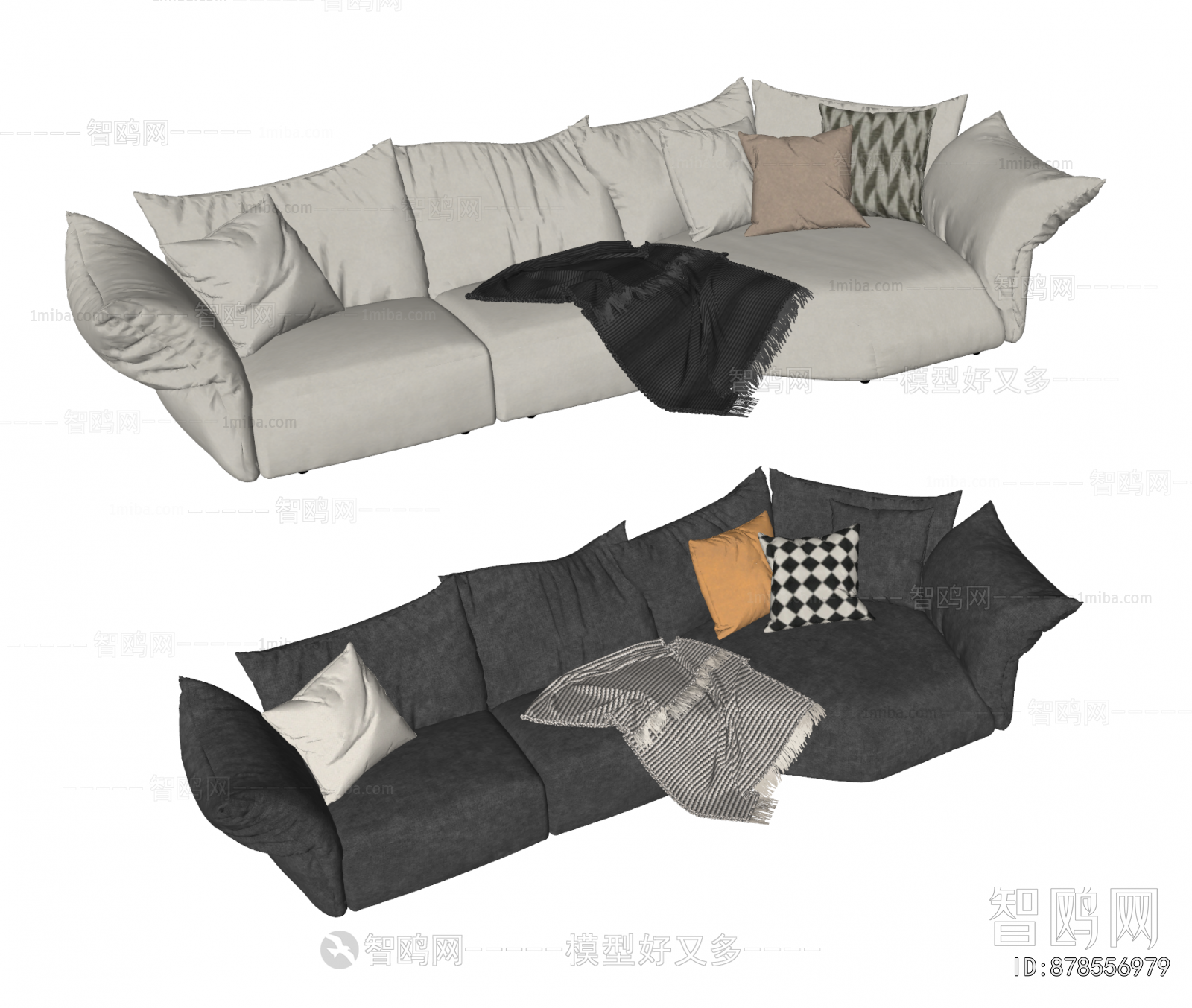 Modern Three-seat Sofa