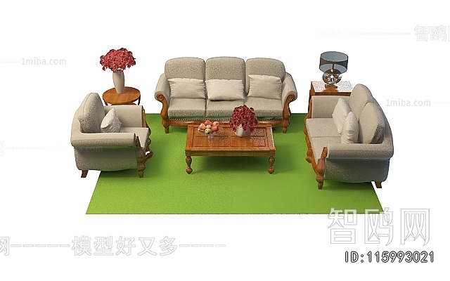 European Style Sofa Combination