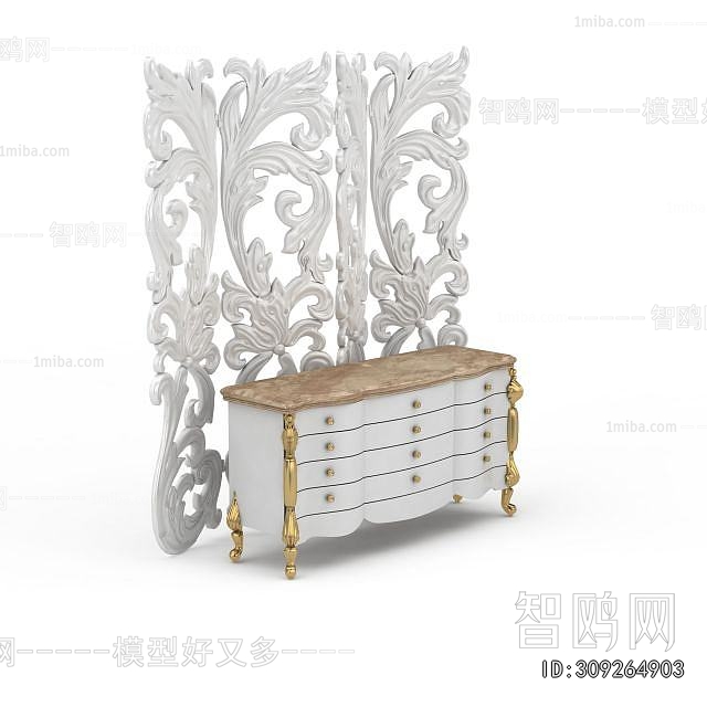 European Style Side Cabinet