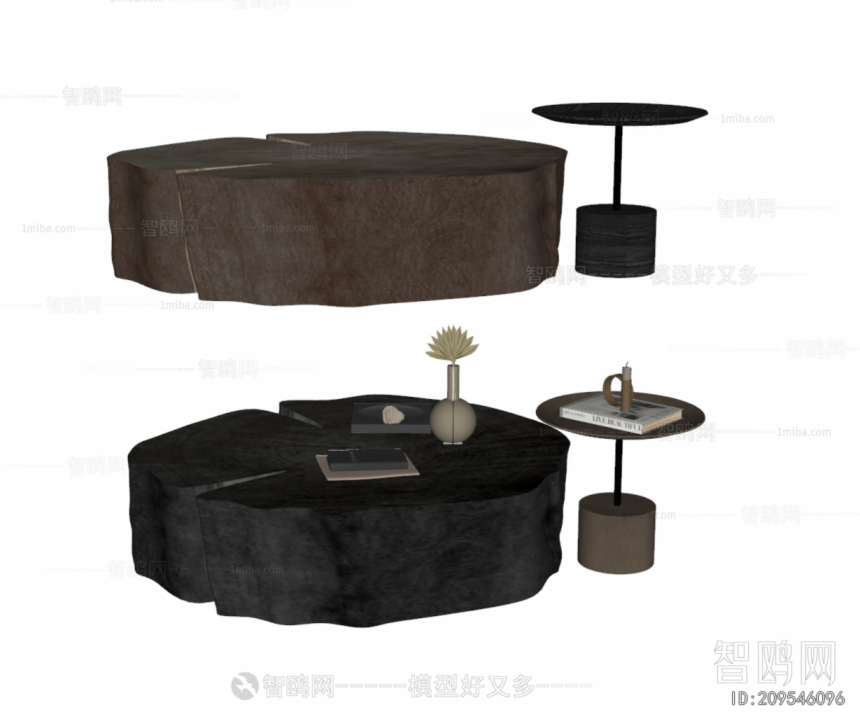 Wabi-sabi Style Coffee Table