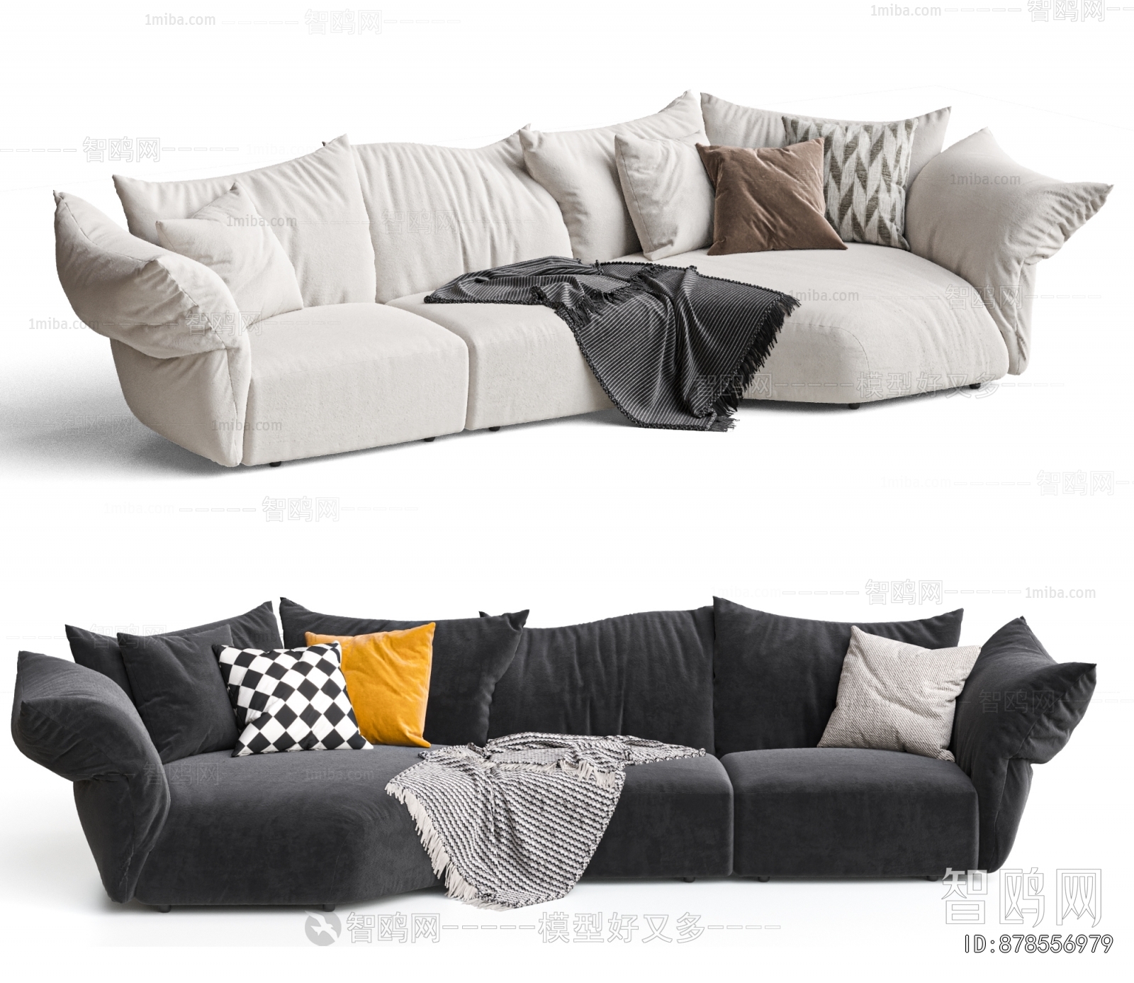 Modern Three-seat Sofa