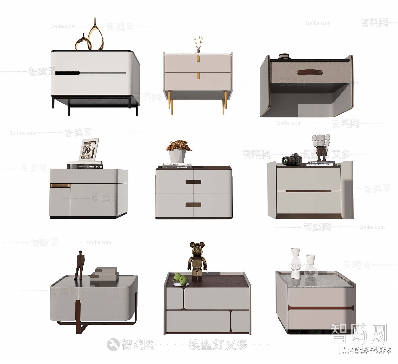 Modern Bedside Cupboard