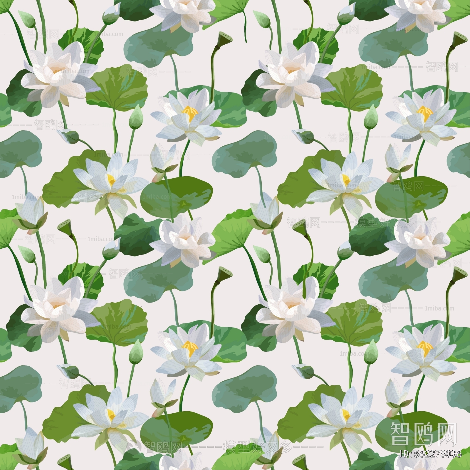 Animal And Plant Pattern Wallpaper