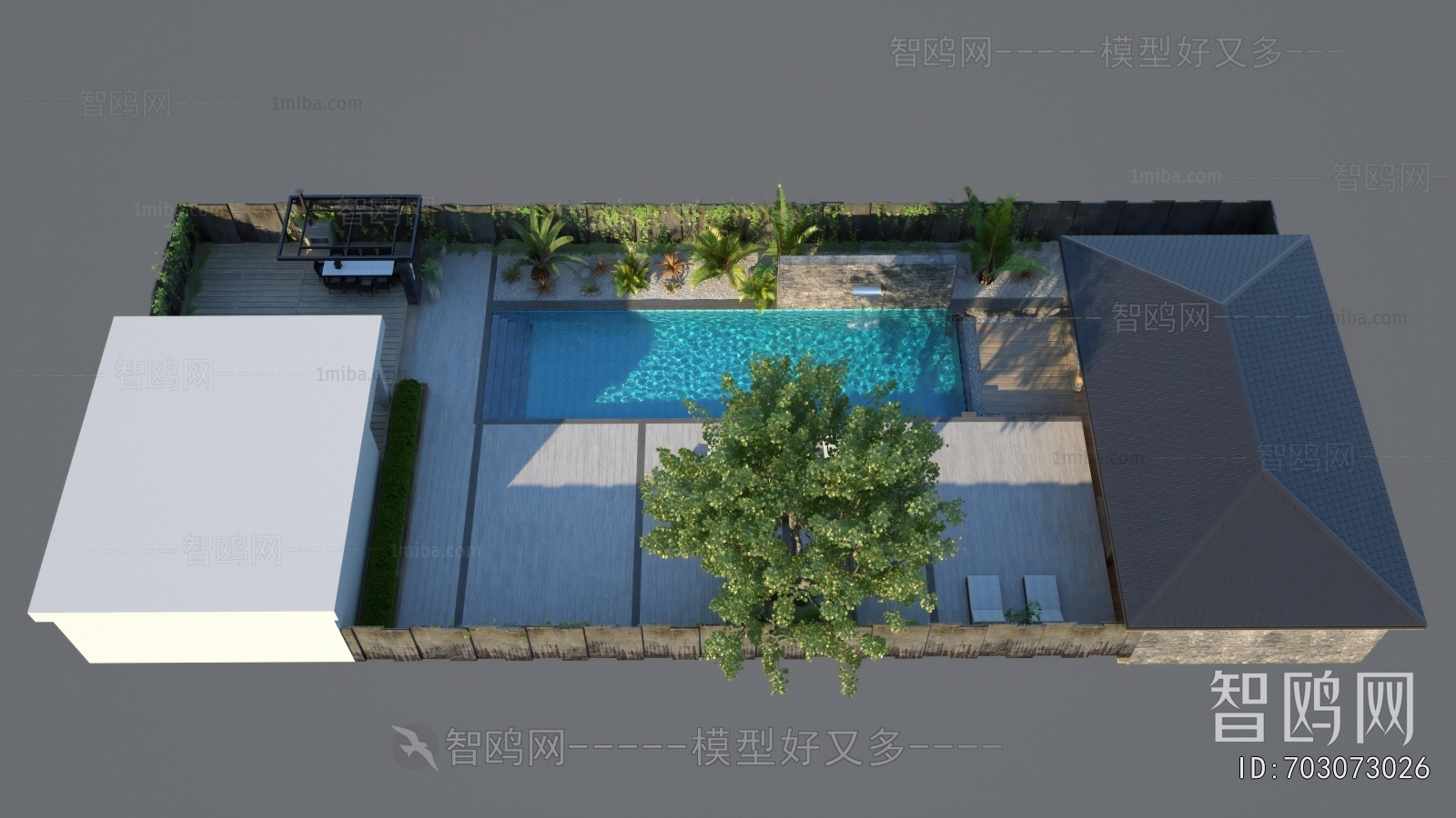 Modern Courtyard/landscape