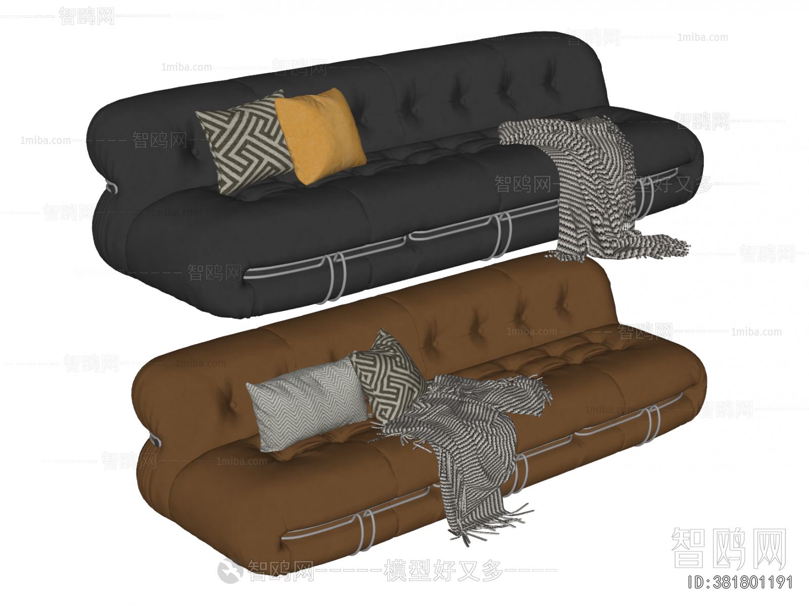 Modern Three-seat Sofa
