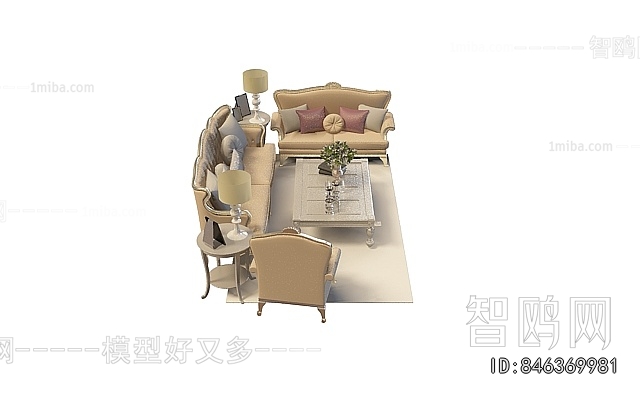 European Style Sofa Combination