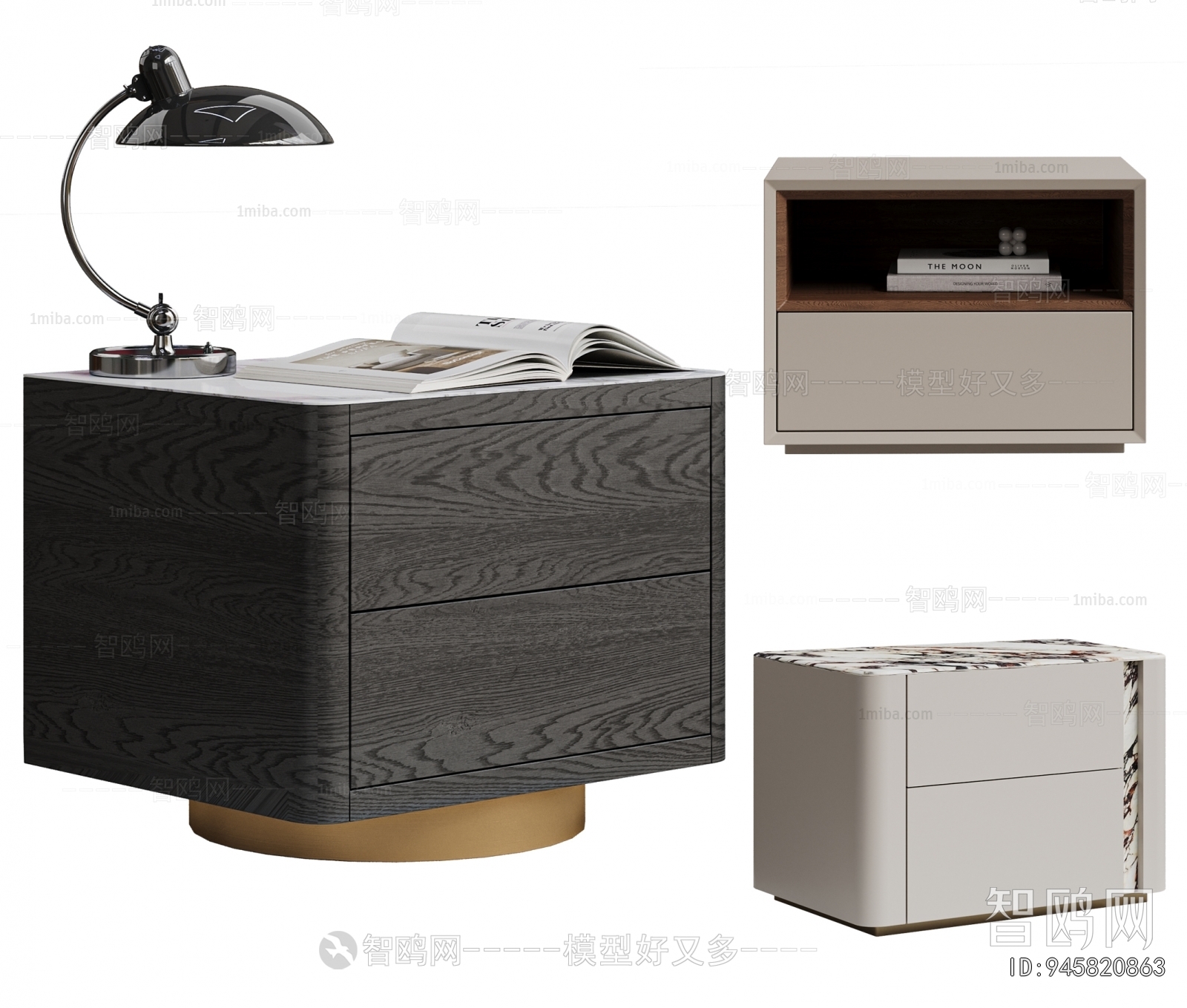 Modern Bedside Cupboard