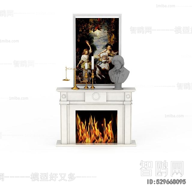 European Style Fireplace