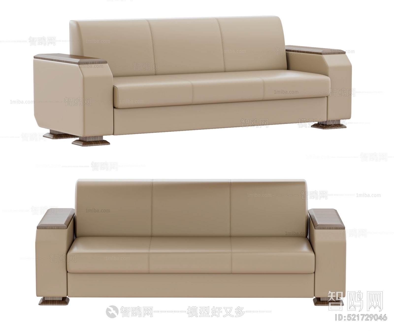 Modern Three-seat Sofa
