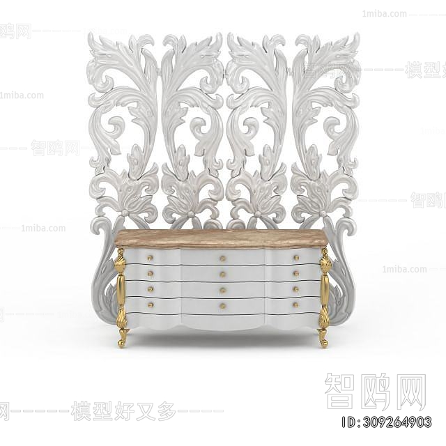 European Style Side Cabinet