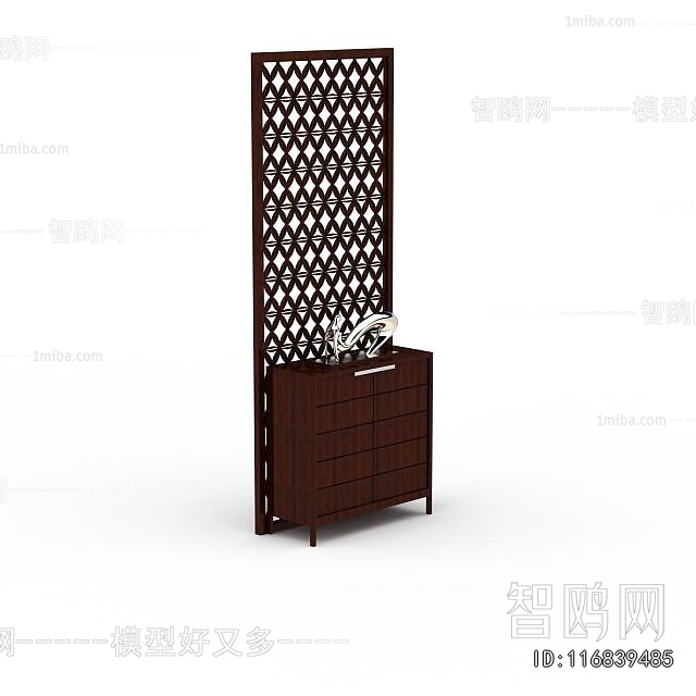 New Chinese Style Entrance Cabinet