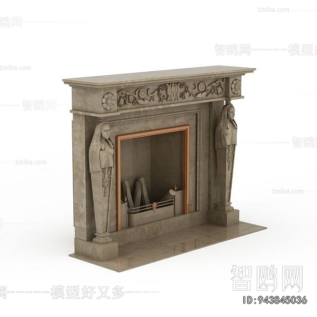 European Style Fireplace