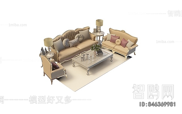 European Style Sofa Combination