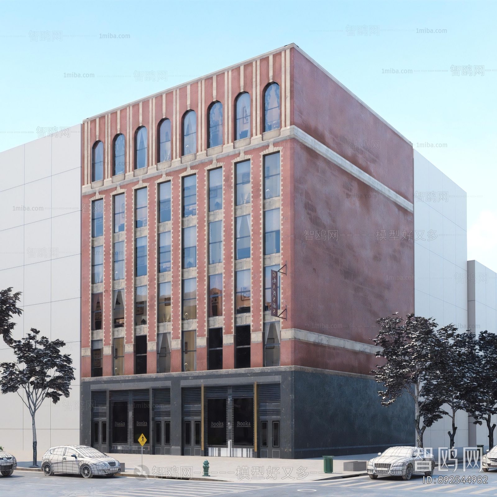 European Style Appearance Of Commercial Building