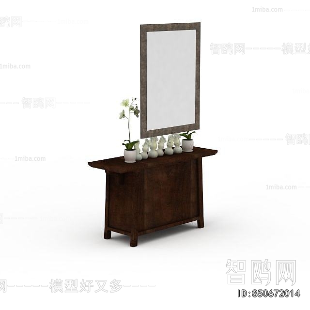 New Chinese Style Entrance Cabinet