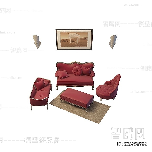 European Style Sofa Combination