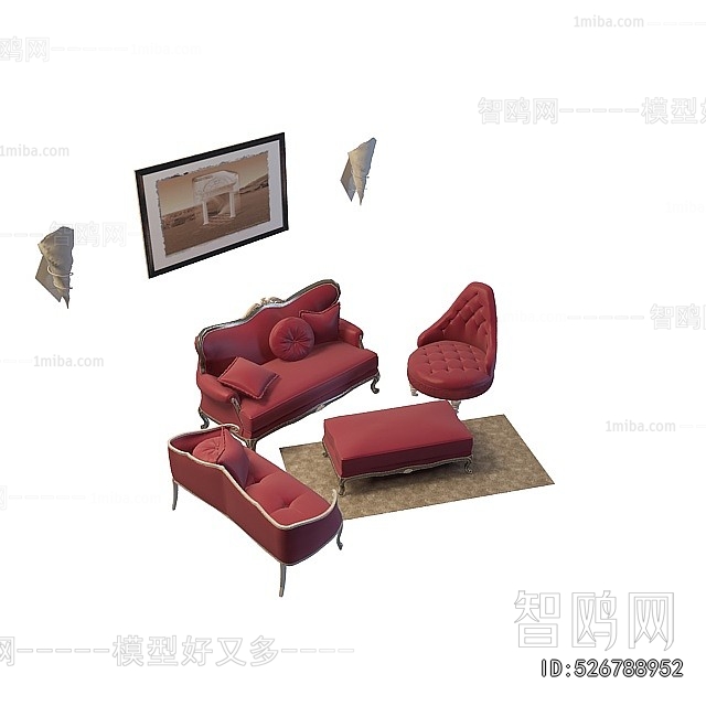 European Style Sofa Combination