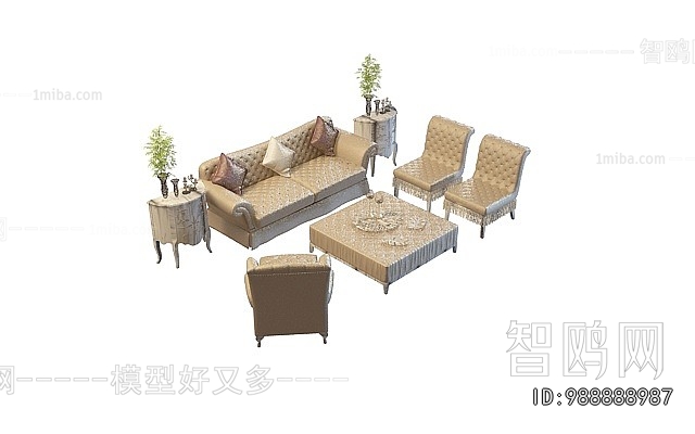 European Style Sofa Combination