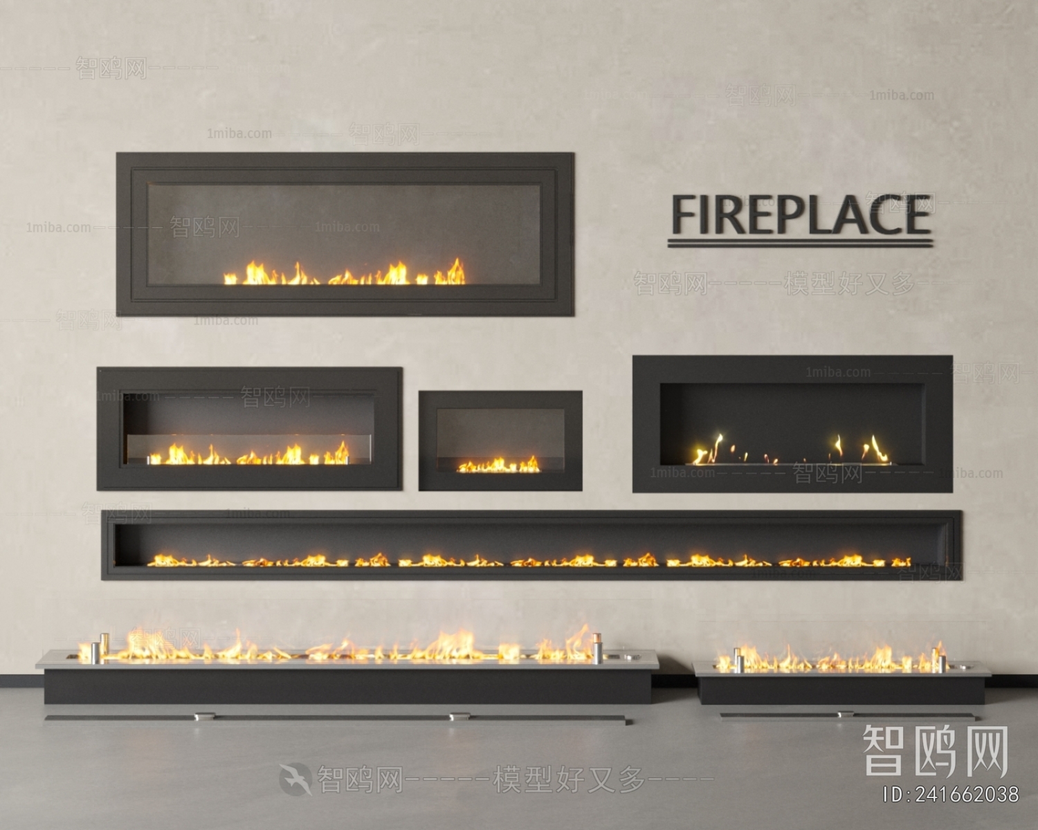 Modern Electronic Fireplace