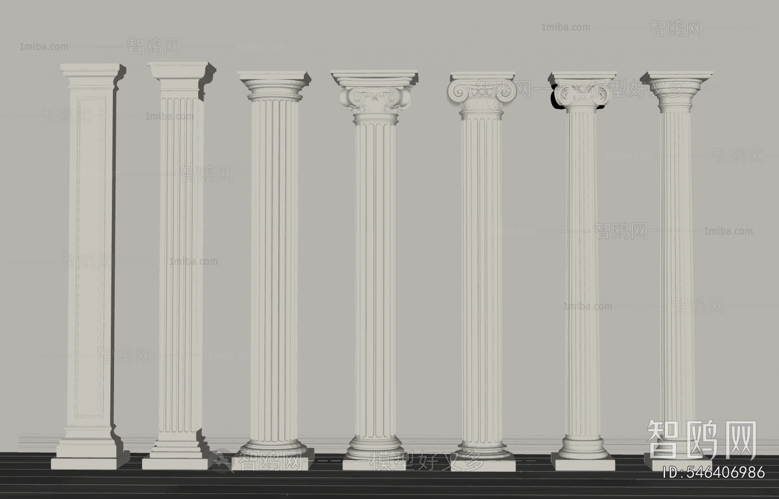 European Style Roman Pillar