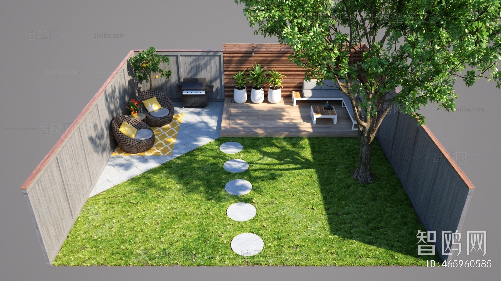 Modern Courtyard/landscape