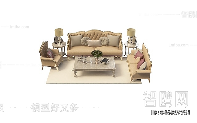 European Style Sofa Combination