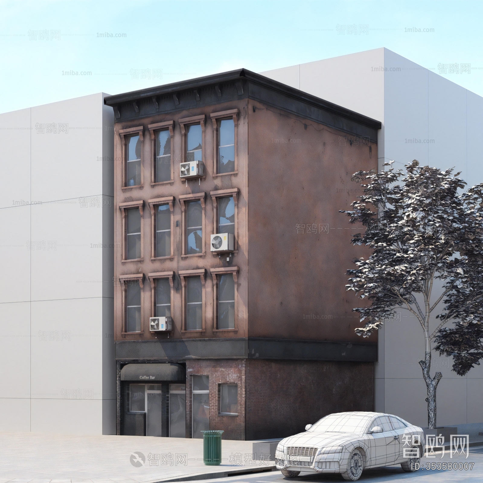 European Style Appearance Of Commercial Building