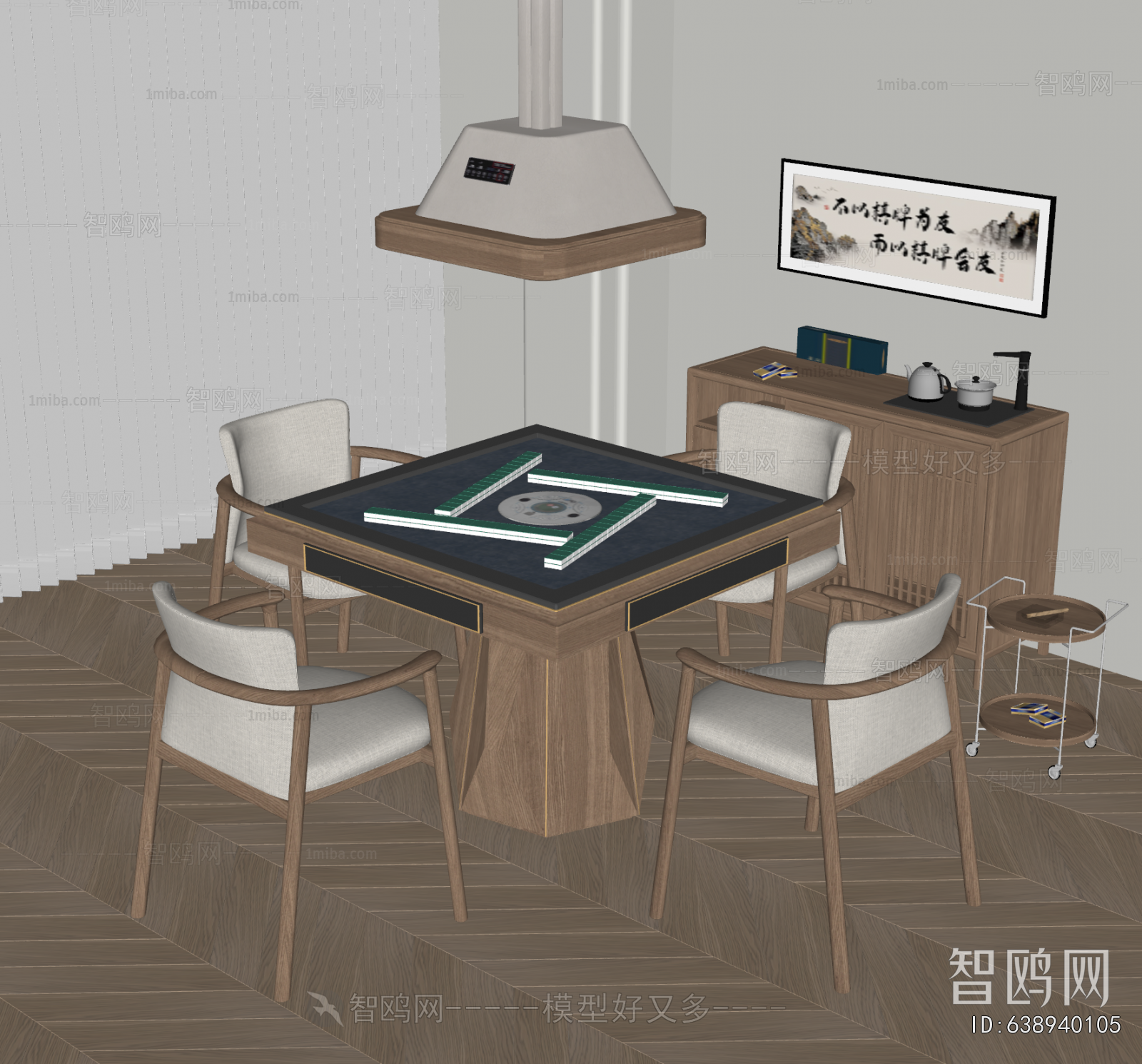New Chinese Style Mahjong Tables And Chairs