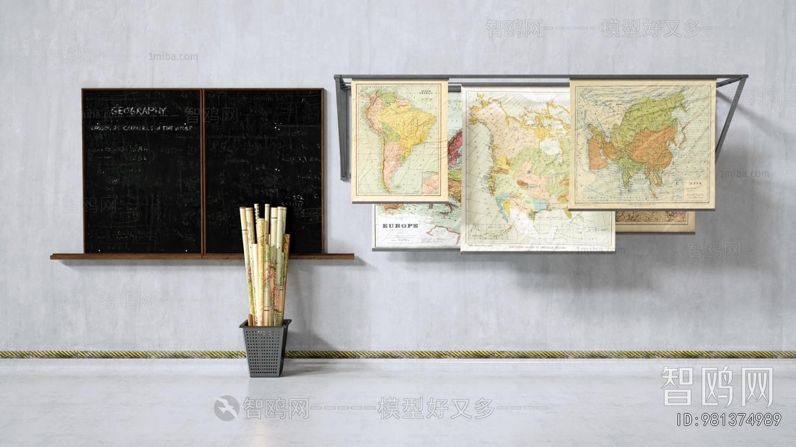 Modern Blackboard/whiteboard