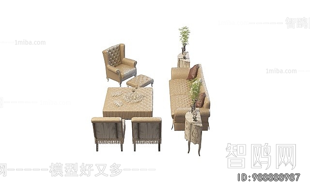 European Style Sofa Combination