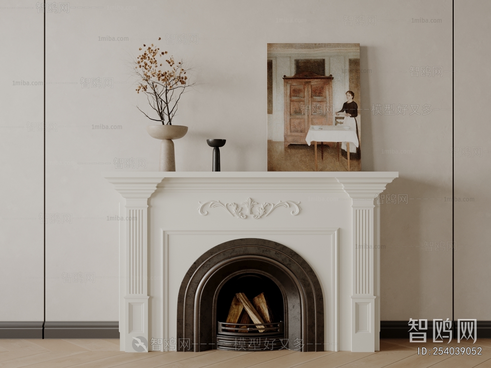 French Style Fireplace