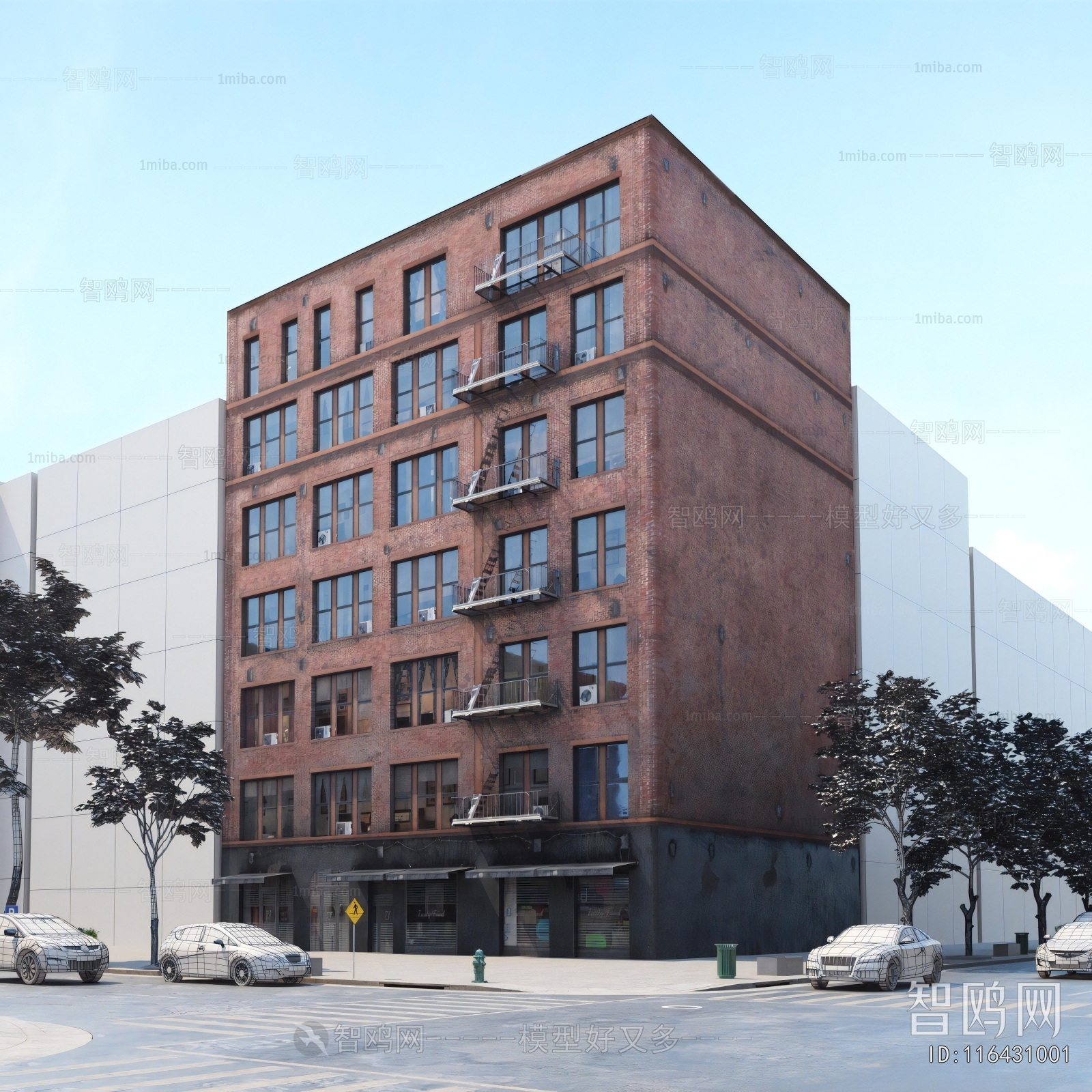 European Style Appearance Of Commercial Building