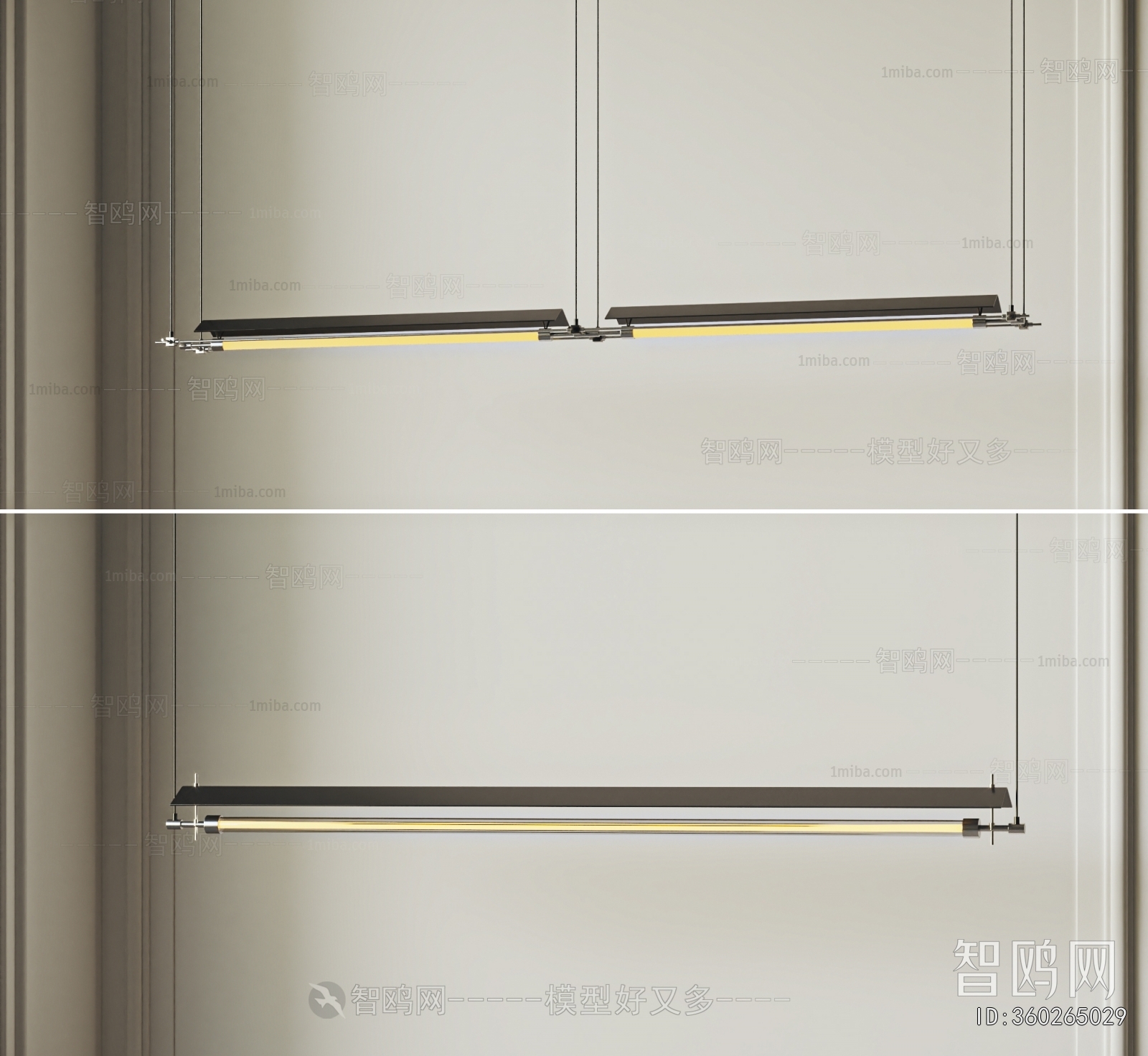 Modern Long Chandelier