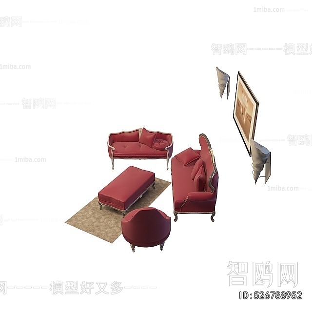 European Style Sofa Combination