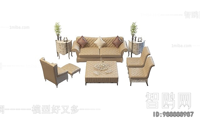 European Style Sofa Combination