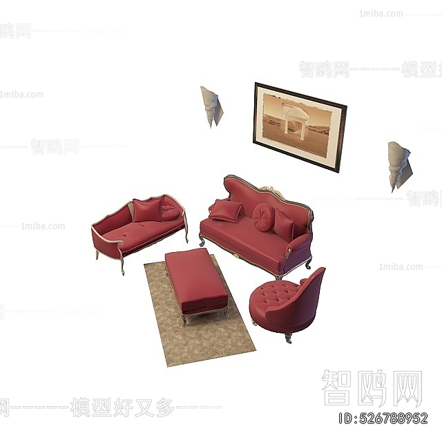 European Style Sofa Combination