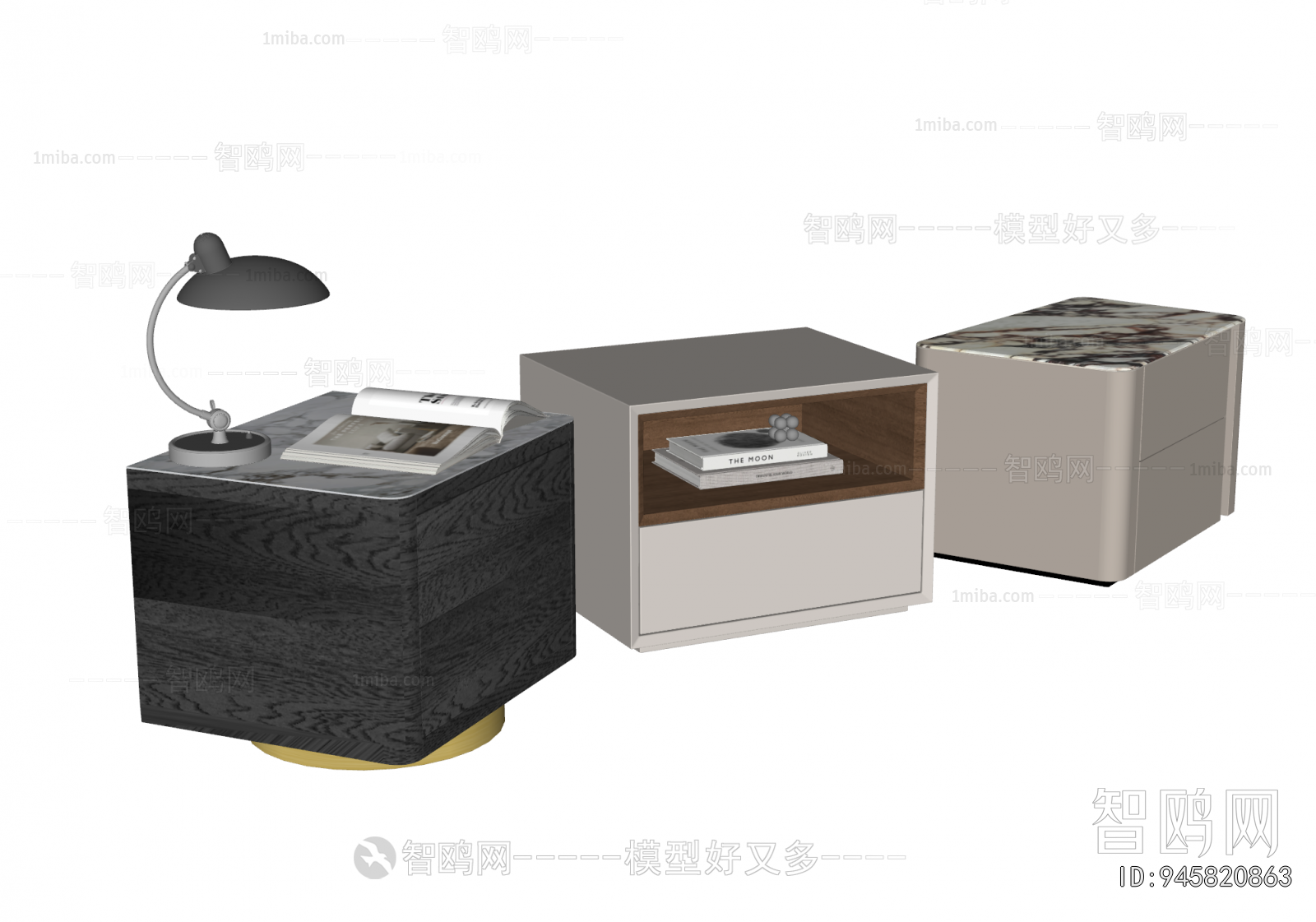 Modern Bedside Cupboard