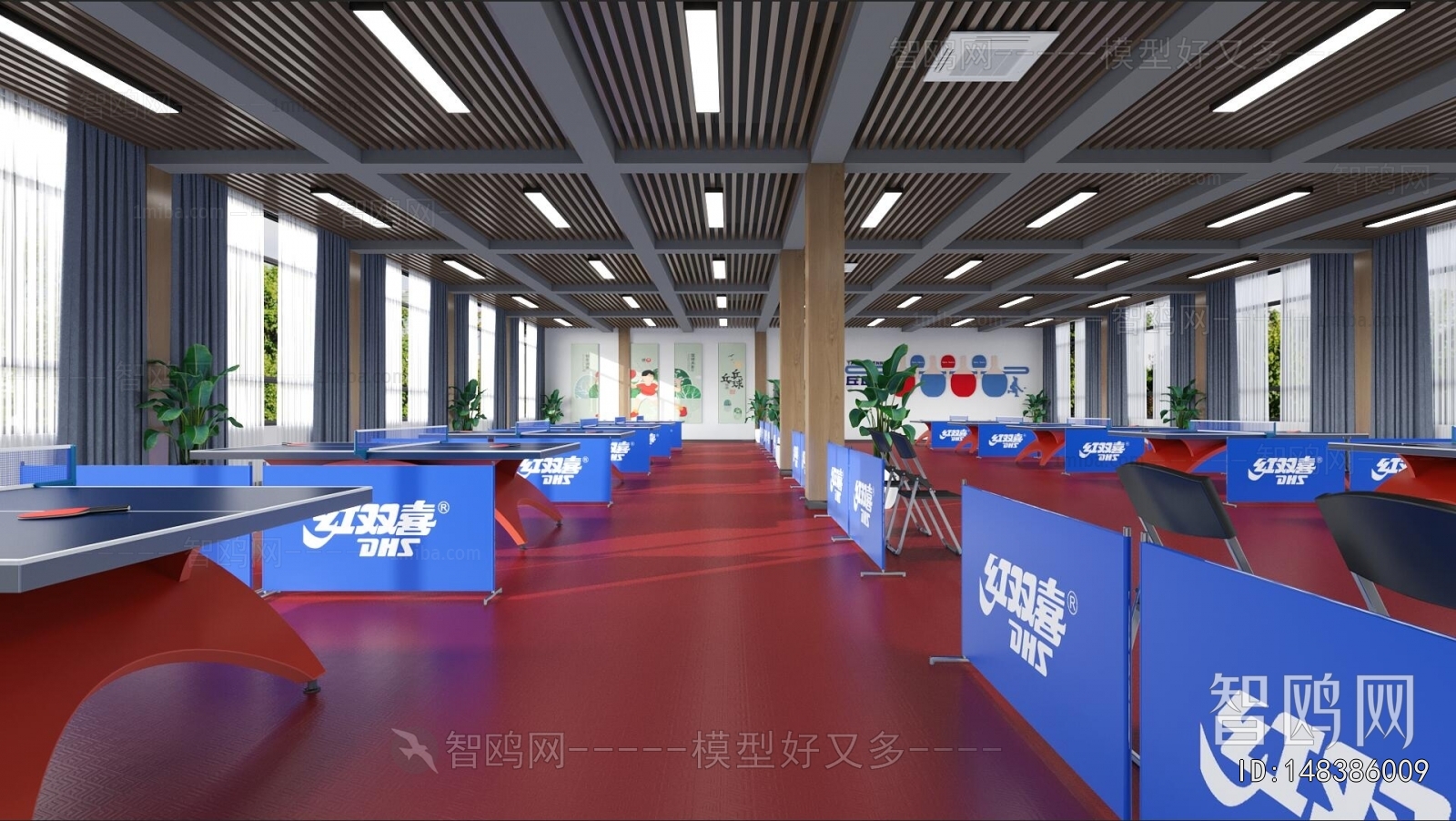 Modern Table Tennis Arena