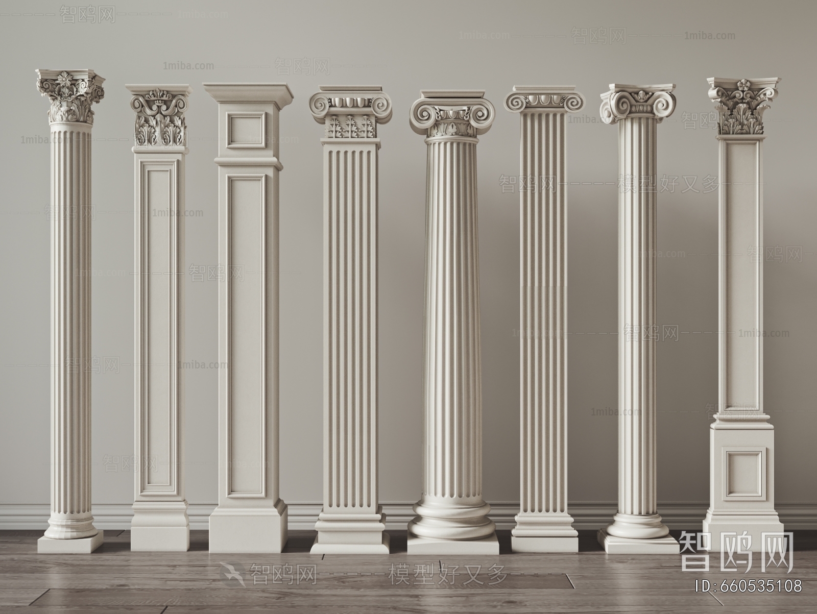 European Style Roman Pillar