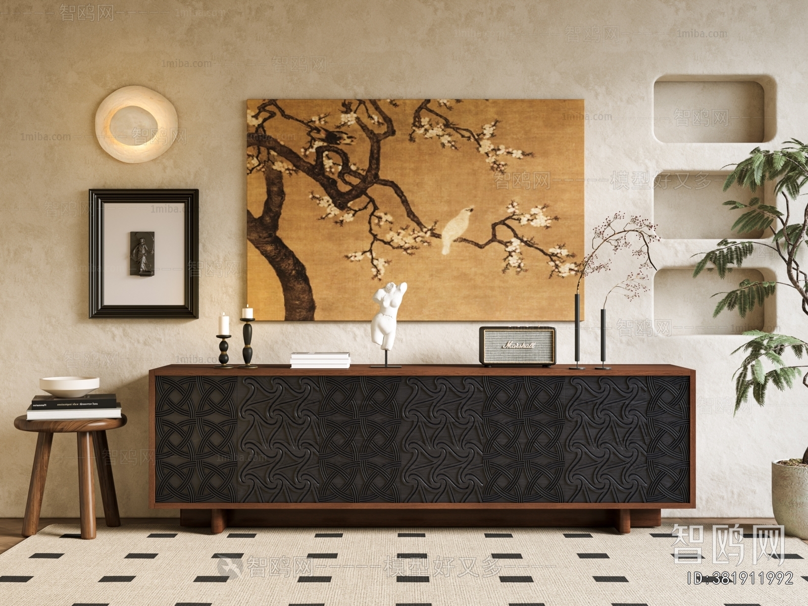 French Style TV Cabinet