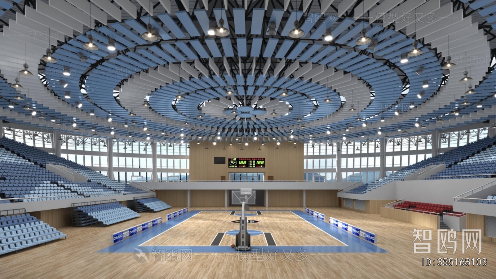 Modern Basketball Arena