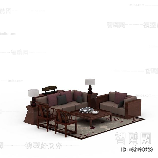 Chinese Style Sofa Combination